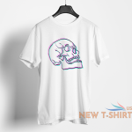 neon skull t shirt spooky tee halloween scary trick treat mens womens unisex top 1 1.png