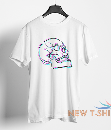 neon skull t shirt spooky tee halloween scary trick treat mens womens unisex top 1 1.png