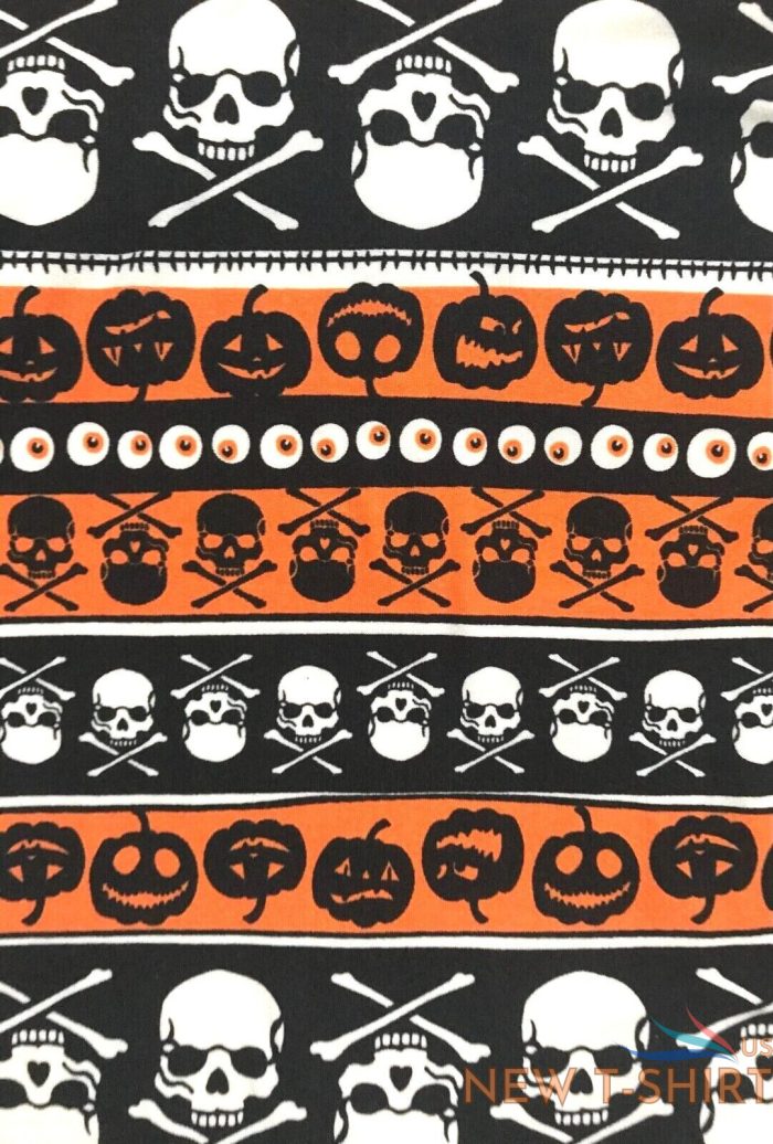 no boundaries womens halloween skull bones pumpkin v neck tee juniors m 7 9 2.jpg