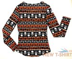 no boundaries womens halloween skull bones pumpkin v neck tee juniors m 7 9 5.jpg