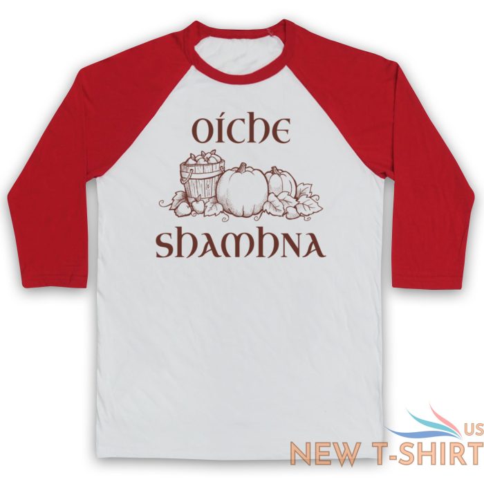 oiche shamhna samhain night gaelic halloween night unisex 3 4 baseball tee 4.jpg