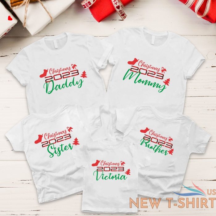 personalised christmas 2023 buffalo plaid print family matching shirt xmas party 0.jpg