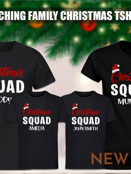 personalised christmas squad family matching t shirt novelty xmas custom gift 0.jpg