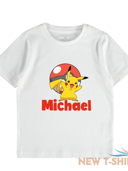 pikachu pokemon personalised tshirt top tee kids boys girls clothes christmas 0.png
