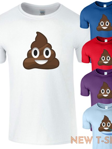 poop poop emoji mens t shirt funny children gift present emoticon xmas kids boys 0.jpg
