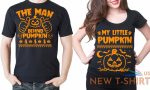 pregnancy halloween maternity couple shirts matching halloween pumpkin costumes 0.jpg