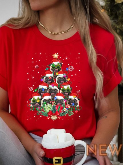 pug dog gifts xmas christmas mens womens kids tshirt tee t shirt 0.jpg