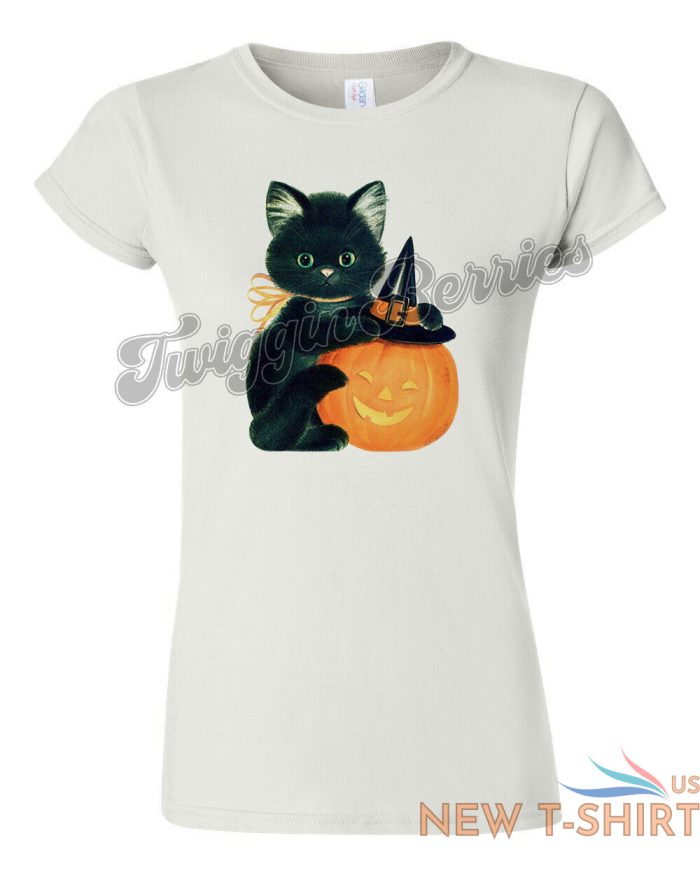 retro halloween tee t shirt vtg art cute black cat jack o lantern goth witch 0.jpg