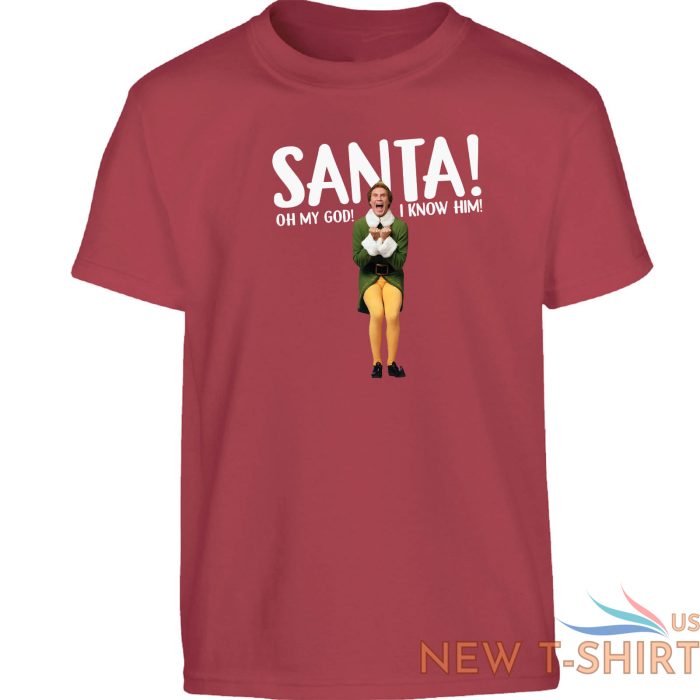 santa oh my god i know him kids t shirt christmas gift novelty xmas unisex tops 8.jpg