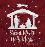 silent night holy jesus christ god christmas girls youth crewneck t shirts tees 1.jpg