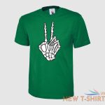 skeleton peace hand printed hippie love funny unisex adults halloween gift top 5.jpg