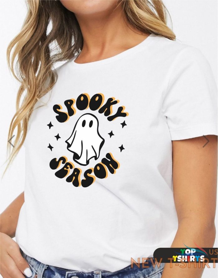 spooky season halloween tshirt womens short sleeve horror t shirt ghost 0.jpg