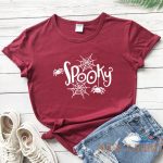 spooky spiders halloween t shirt funny women graphic holiday gift top tee shirt 3.jpg