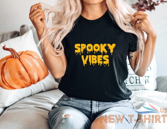 spooky vibes t shirt halloween autumn party funny tee costume top gift yellow 0.jpg