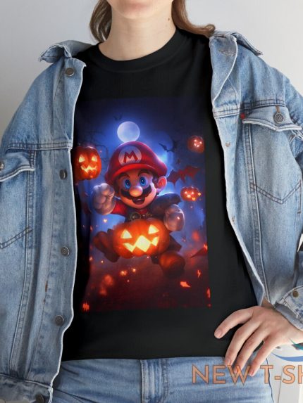 super mario and the pumpkins t shirt pumpkin halloween tee 0.jpg