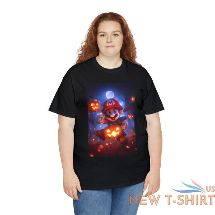 super mario and the pumpkins t shirt pumpkin halloween tee 8.jpg