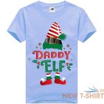 the big elf print christmas t shirt mens daddy elf kids 100 cotton xmas top 0.jpg