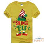 the big elf print christmas t shirt mens daddy elf kids 100 cotton xmas top 2.jpg