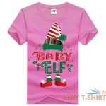 the big elf print christmas t shirt mens daddy elf kids 100 cotton xmas top 4.jpg