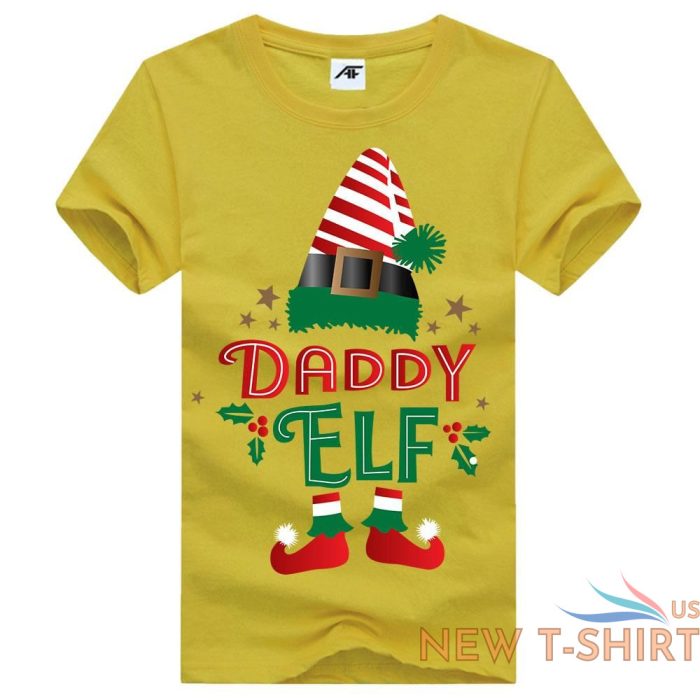 the big elf print christmas t shirt mens daddy elf kids 100 cotton xmas top 8.jpg