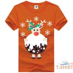 the christmas reindeer print t shirt mens kids short sleeve 100 cotton xmas top 5.jpg