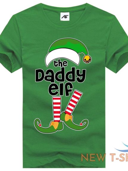 the elf daddy print christmas t shirt mens kids short sleeve 100 cotton top 1.jpg