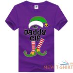 the elf daddy print christmas t shirt mens kids short sleeve 100 cotton top 2.jpg