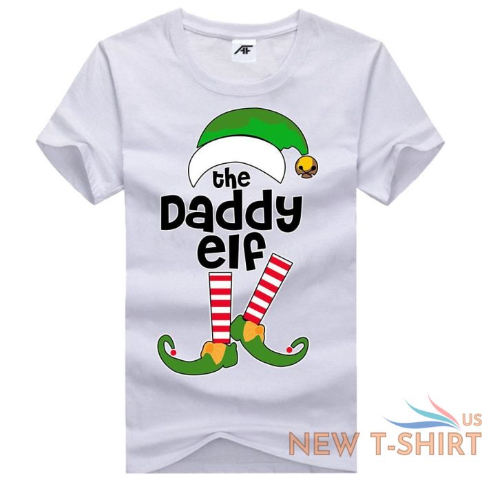 the elf daddy print christmas t shirt mens kids short sleeve 100 cotton top 4.jpg