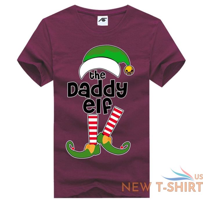 the elf daddy print christmas t shirt mens kids short sleeve 100 cotton top 6.jpg