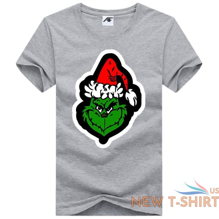 the grinch face print christmas t shirt kids mens xmas party wear shirt 5.jpg