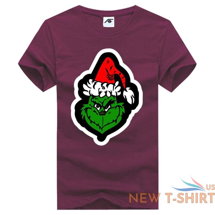 the grinch face print christmas t shirt kids mens xmas party wear shirt 6.jpg