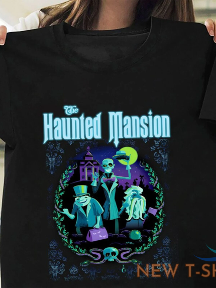 the haunted mansion characters welcome to halloween tshirt women 0.png