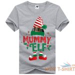 the little elf print christmas t shirt mens kids 100 cotton xmas party top tees 2.jpg