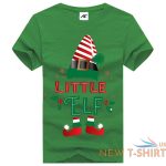 the little elf print christmas t shirt mens kids 100 cotton xmas party top tees 4.jpg