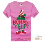 the little elf print christmas t shirt mens kids 100 cotton xmas party top tees 9.jpg