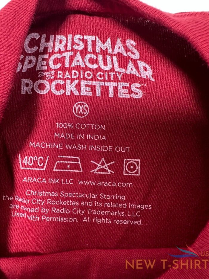 the radio city rockettes christmas lights logo tee t shirt youth kid s new 9.jpg