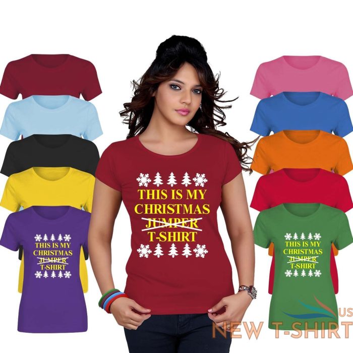 this is my christmas t shirt print womens short sleeve girls cotton tee lot 0 1.jpg