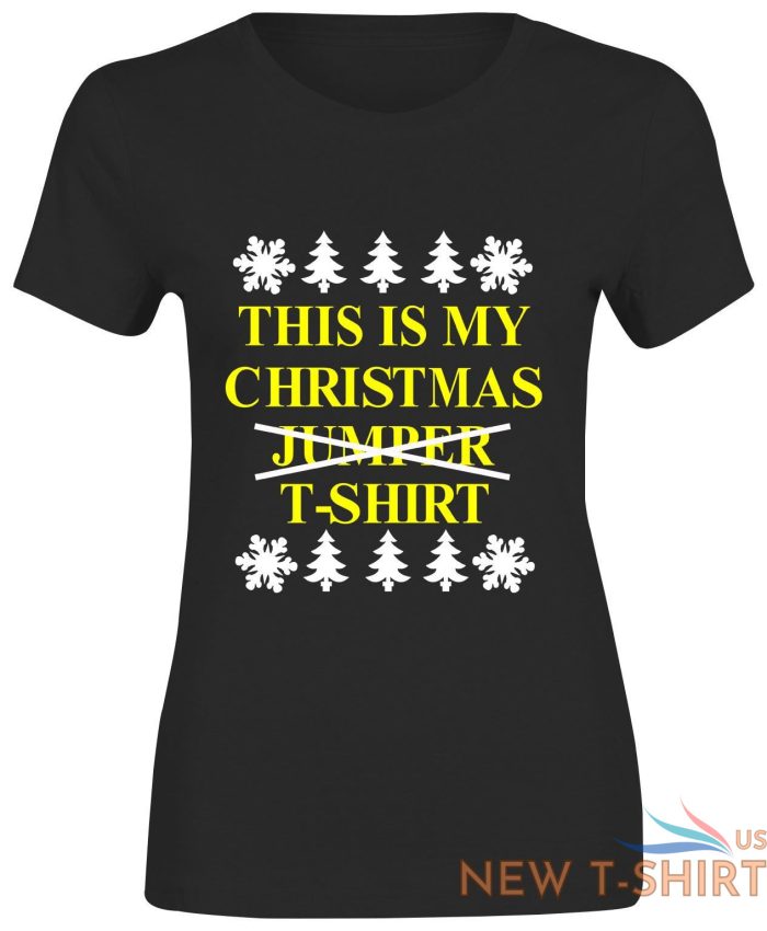 this is my christmas t shirt print womens short sleeve girls cotton tee lot 2 1.jpg