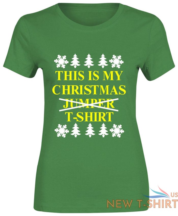 this is my christmas t shirt print womens short sleeve girls cotton tee lot 4 1.jpg