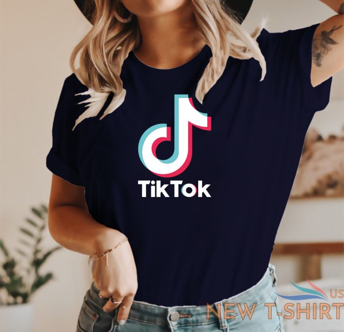 tik tok t shirt short sleeve black adult mens women kids t shirt tee top tiktok 1.jpg