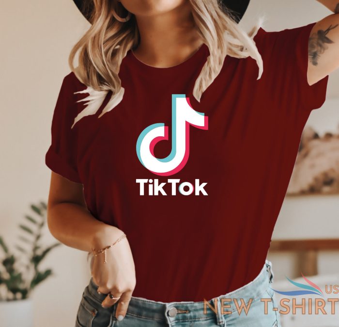 tik tok t shirt short sleeve black adult mens women kids t shirt tee top tiktok 2.jpg