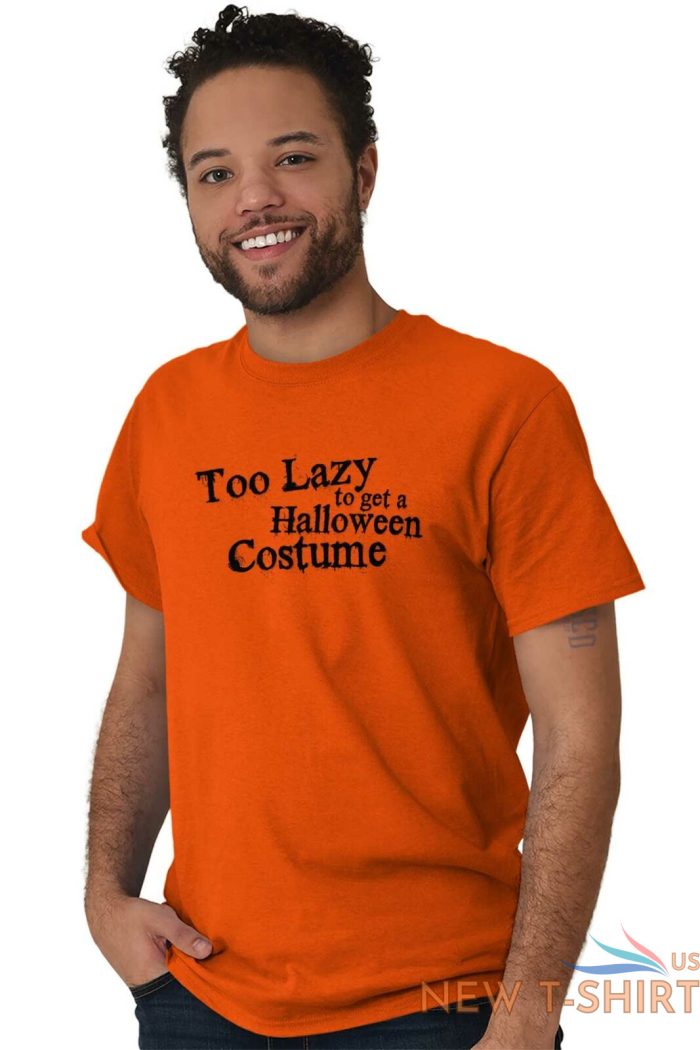 too lazy happy halloween costume spooky t shirt tee for women for men dad mom 3.jpg