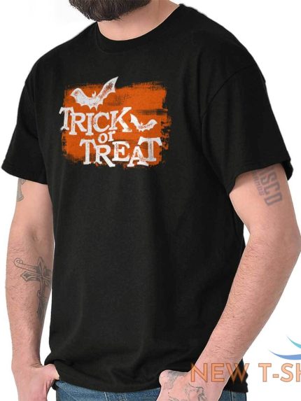 trick or treat halloween spooky scary gift adult short sleeve crewneck tee 0.jpg