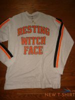 victorias secret pink halloween bling pink resting witch face teeshirt nwt 0.jpg