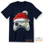video game controller christmas for men boys kids adult t shirt santa hat gamer 3.jpg