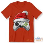 video game controller christmas for men boys kids adult t shirt santa hat gamer 4.jpg
