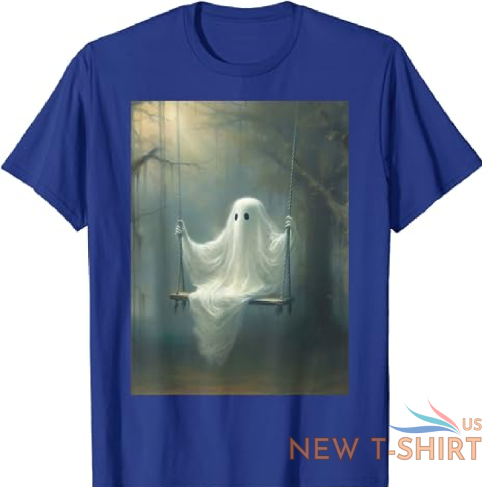 vintage halloween costume ghost swing in the forest gothic t shirt 6.png