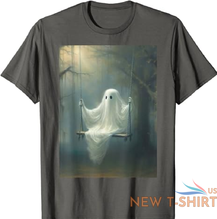 vintage halloween costume ghost swing in the forest gothic t shirt 7.png