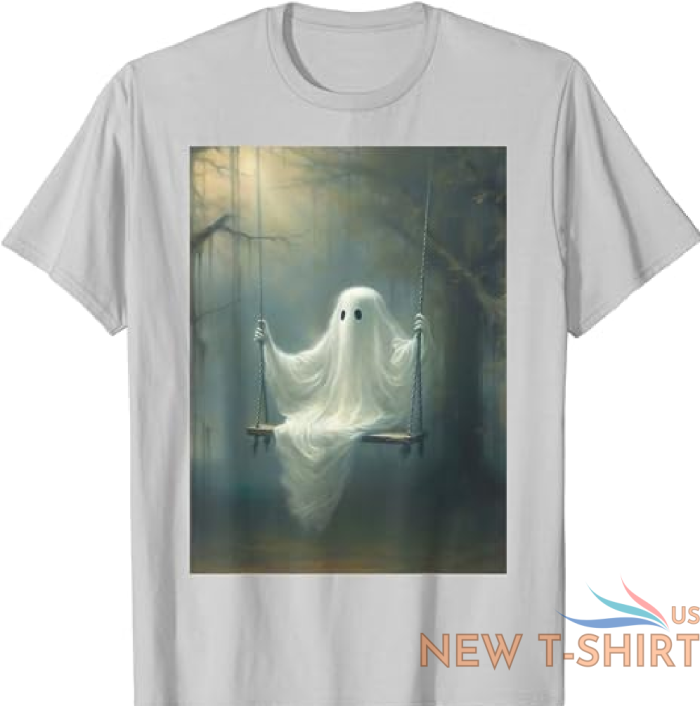 vintage halloween costume ghost swing in the forest gothic t shirt 8.png