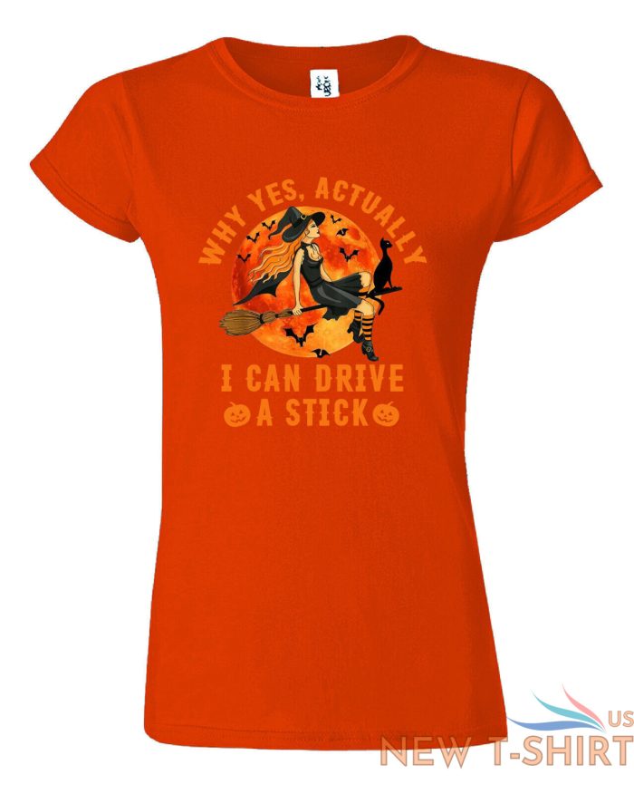 why yes actually i can drive a stick ladies t shirt funny halloween witch tee 9.jpg